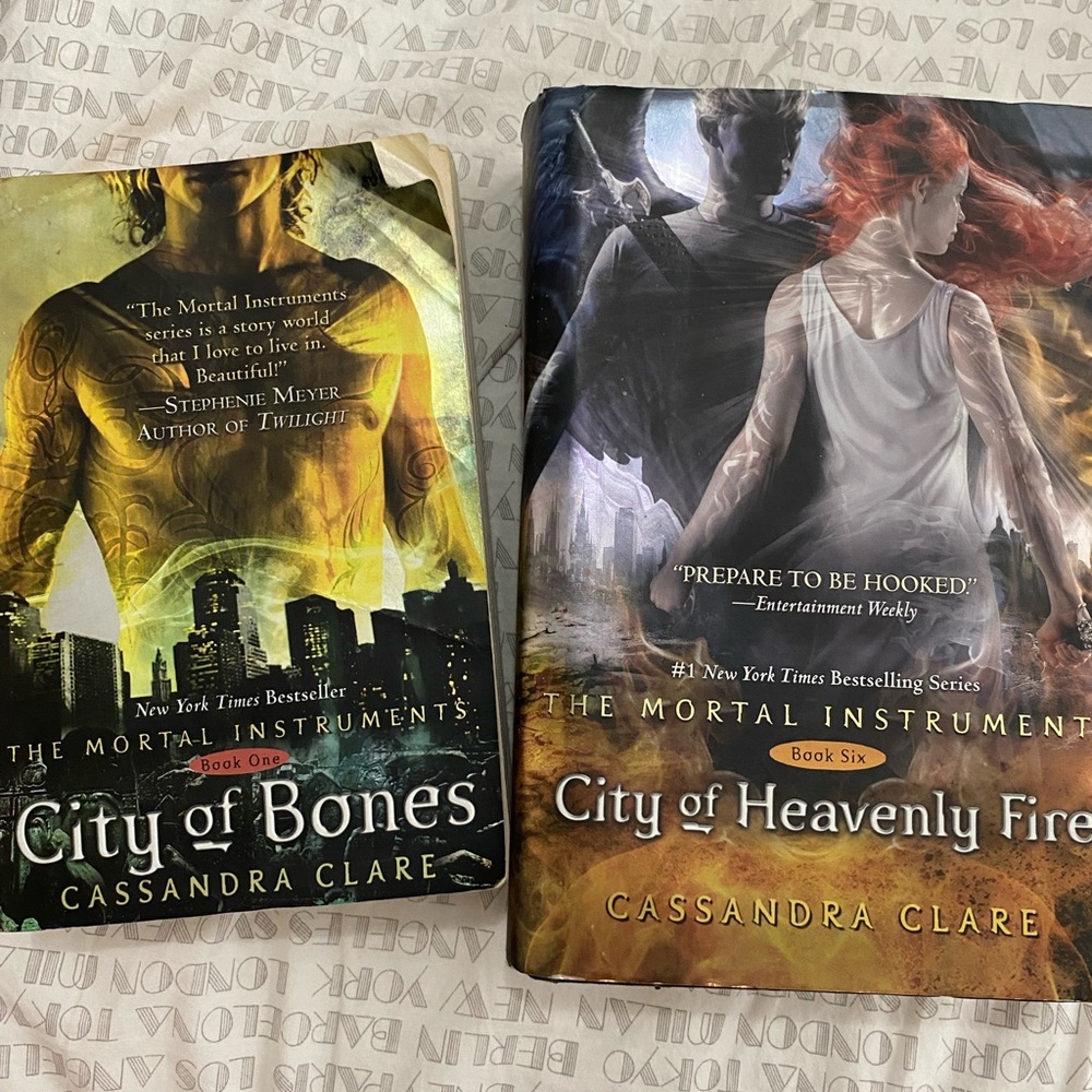 The mortal instruments series Book one and six